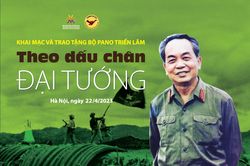Triển lãm thơ diễn ca lịch sử 'Theo dấu chân Đại tướng'