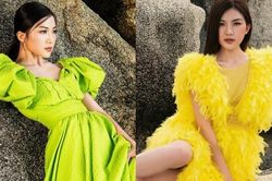 Lương Thanh khoe sắc rạng rỡ với đầm dạ hội