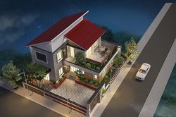 10 mẫu nhà mái lệch 2 tầng vạn người mê