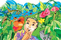Khu vườn của xóm