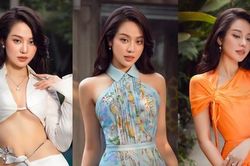 Hoa hậu Thanh Thủy đẹp ngỡ ngàng trong bộ ảnh thời trang của NTK Lê Thanh Hòa