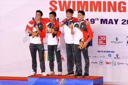Đội tuyển bơi Singapore đặt chỉ tiêu 'khủng' tại SEA Games 32