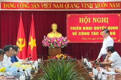 Đồng chí Huỳnh Tấn Đạt được giao phụ trách điều hành hoạt động của Đảng bộ TP.Biên Hòa