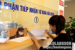Chỉ tiếp nhận và làm thủ tục đối với hàng hóa nhập khẩu khai báo thông tin qua hệ thống điện tử