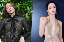 Hà Hồ, Hương Giang đẹp mê hoặc với trang phục 'nửa kín nửa hở'