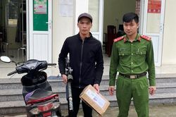 Công an huyện Triệu Sơn bắt quả tang đối tượng tàng trữ đạn súng tự chế