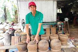 Độc đáo sản phẩm gia dụng từ gỗ thốt nốt