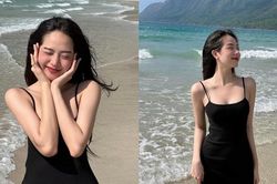 Hoa hậu Thanh Thủy khoe dáng trên biển nhưng danh tính người chụp mới gây bất ngờ