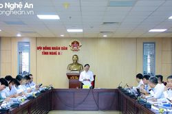 Ban Kinh tế - Ngân sách Hội đồng nhân dân tỉnh thẩm tra một số nội dung chuẩn bị cho kỳ họp thứ 13