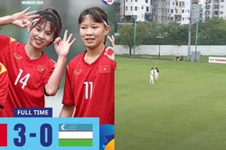 Đàn em Thanh Nhã thắng Uzbekistan với 1 siêu phẩm như mơ, U17 nữ Việt Nam đi tiếp ở giải châu Á