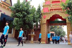 U22 Việt Nam đi chùa cầu may, tập kín trước trận ra quân gặp U22 Lào