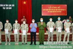 38 phạm nhân được giảm án đợt 30/4/ 2023