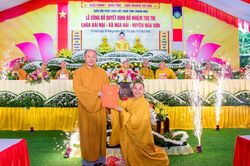 Thanh Hóa: Lễ trao quyết định bổ nhiệm trụ trì chùa Bái Nại đến Đại đức Thích Quảng Đạo