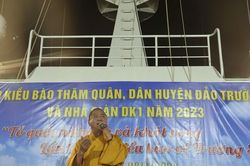 Giữa mênh mông Trường Sa, nghe Thượng tọa cất lời ca 'Tổ quốc gọi tên mình'