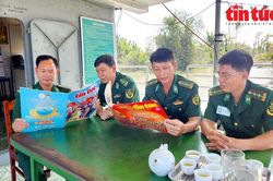 Những chiến sĩ giữ bình yên nơi biên giới trên sông