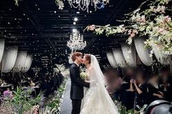 Lee Da Hae và Se7en hôn nhau trong lễ cưới