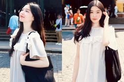 Ái nữ nhà Quyền Linh khoe ảnh dạo phố cuối tuần, góc nghiêng chuẩn mỹ nhân là đây