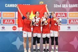 Bóng rổ Việt Nam giành tấm HCV lịch sử tại SEA Games 32