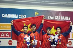Bơi Việt Nam giành 2 HCV, phá kỷ lục SEA Games