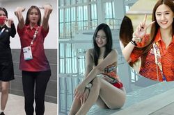 Hot girl nhảy cầu Việt nhún nhảy với trọng tài SEA Games khiến dân mạng ngã ngửa vì nhan sắc thật