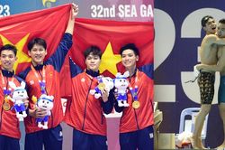 4 hot boy bơi lội Việt Nam giành HCV kịch tính với màn nước rút xuất thần khiến dân mạng vỡ òa