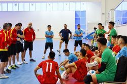 Tuyển Futsal Việt Nam hội quân, chuẩn bị sang Nam Mỹ tập huấn