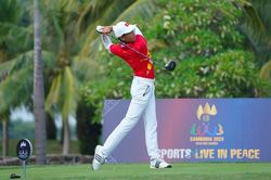 Đội tuyển golf Việt Nam dẫn đầu sau vòng 1 SEA Games 32