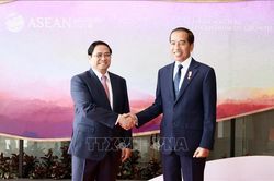 Thủ tướng Phạm Minh Chính tiếp xúc song phương tại Labuan Bajo, Indonesia