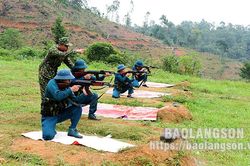 Thành phố Lạng Sơn xây dựng khu vực phòng thủ vững chắc