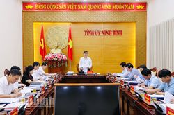 Hội nghị Ban Thường vụ Tỉnh ủy