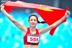 Nhanh hơn đồng đội 1 chớp mắt, Mỹ Tiên òa khóc khi giành HCV SEA Games 32