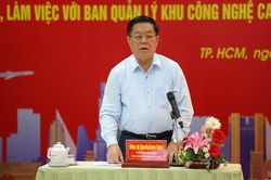 Đoàn công tác Ban Tuyên giáo Trung ương làm việc với Khu Công nghệ cao TP.HCM