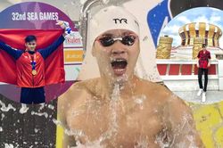 'Nam thần' làng bơi Phạm Thanh Bảo, bố buôn cau, mẹ làm thuê, mơ giành huy chương Olympic