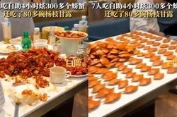 'Hoảng hồn' khi xem video 7 người ăn buffet hơn 300 con cua