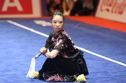 Hoa khôi wushu Dương Thúy Vi có HCV đầu tiên tại SEA Games 32