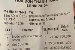 Kiểm tra quán ăn ở Tp.Phan Thiết bị phản ánh bán thùng bia gần 1 triệu đồng