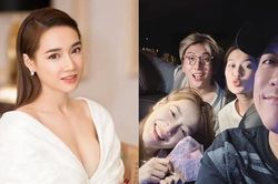 Nhã Phương cùng Trường Giang đi xem phim ủng hộ Thu Trang