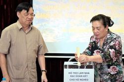 Trung ương Hội Khuyến học Việt Nam phát động ủng hộ làm nhà đại đoàn kết cho hộ nghèo của tỉnh Điện Biên