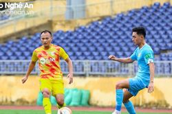 Sông Lam Nghệ An thắng Nam Định trong trận đấu giao hữu trên sân Vinh