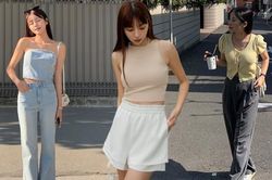 Kết hợp áo crop top với 4 món đồ để dễ ghi điểm tinh tế