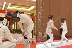 Nữ VĐV đấu kiếm Singapore 'chơi đẹp' khi giúp đối thủ bị đau trong lúc đang thi đấu