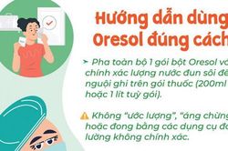 3 nguyên tắc cha mẹ cần biết khi cho trẻ uống Oresol