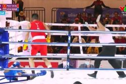 Cận cảnh võ sĩ Việt Nam tung đòn knock-out, khiến đối thủ Thái Lan bất động, giành HCV SEA Games