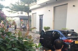 Xe ô tô phát nổ, 1 người phụ nữ bị thương