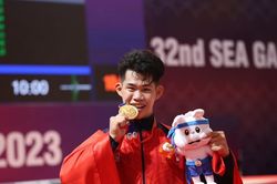 Đánh bại nhà vô địch SEA Games 31, Trần Minh Trí giành HCV cử tạ