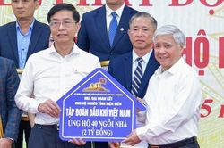 PVN ủng hộ 2 tỷ đồng xây dựng nhà Đại đoàn kết cho hộ nghèo Điện Biên