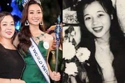 Thân thế mẹ ruột Hoa hậu Lương Thùy Linh: Đứng đầu kho bạc nhà nước một tỉnh, thời trẻ cũng là mỹ nhân
