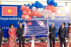 Khánh thành, bàn giao sân bay Nong Khang 82 triệu USD