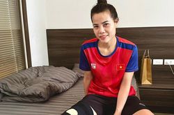 Trung vệ Thúy Nga không cần phẫu thuật dù rời sân bằng cáng ở trận chung kết SEA Games 32