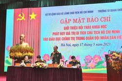 'Phát huy giá trị di tích Chủ tịch Hồ Chí Minh vào giáo dục chính trị trong Quân đội nhân dân Việt Nam'